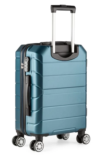 Troler De Cabină Ormi Negru Ultra Ușor Din Material ABS (56*38*22cm)