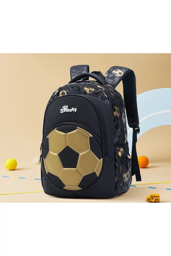 Rucsac Ergonomic Bonluo Pentru Copii Design Fotbal Material Tesătura Oxford impermeabil Dimensiune (40*29*19cm)