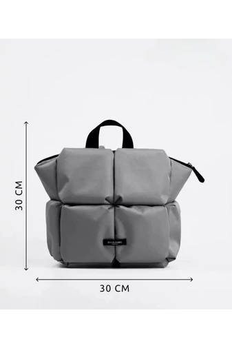 Rucsac Vișiniu Mini Modern Din Poliester Impermeabil Potrivit Pentru Laptopuri până La 13 inch(30*30cm)