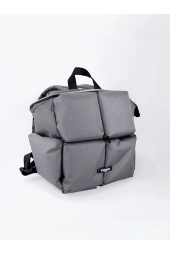 Rucsac Gri Mini Modern Din Poliester Impermeabil Potrivit Pentru Laptopuri până La 13 inch(30*30cm)