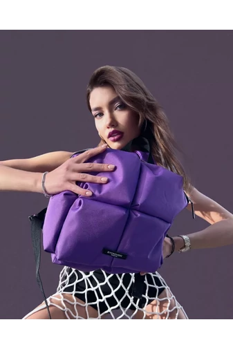 Rucsac Violet Mini Modern Din Poliester Impermeabil Potrivit Pentru Laptopuri până La 13 inch(30*30cm)