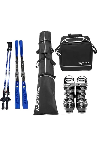 Set Geantă Neagră Bonluo Pentru Snowboard Sau Schi Cu Husă Inclusa Material Impermeabil (40*38*25cm)