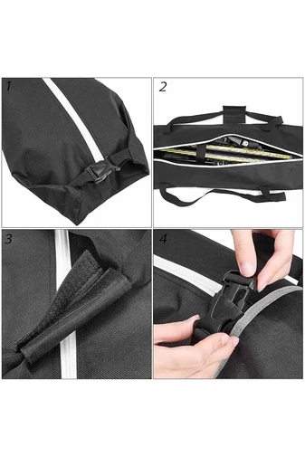 Set Geantă Neagră Bonluo Pentru Snowboard Sau Schi Cu Husă Inclusa Material Impermeabil (40*38*25cm)
