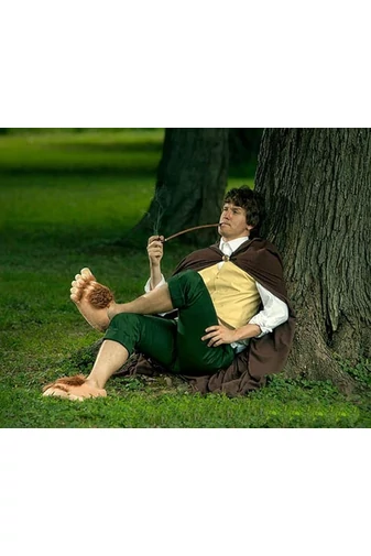  Papuci de Casă Maro Hobbit Căldurosi Si Confortabili Mărime Universală Material Plușat