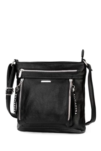 Geantă Crossbody Silvia Rosa Din Piele Ecologică Cu Interior Spațios Și Organizare inteligentă (28*28*6cm)