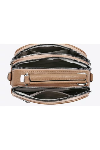 Geantă Crossbody Bonluo Verde Din Imitație De Piele De Dimensiunea 14*20*10cm