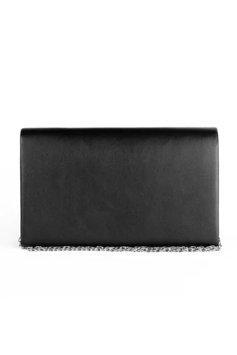 R&amp;j Geantă Neagră Eleganta Tip Plic Dimensiune (22x13x5,5cm)