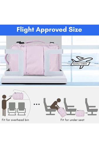Rucsac Multifunctional Wizzair 40*30*20cm Violet Deschis Bonluo Cu Spatiu Laptop 15.6''