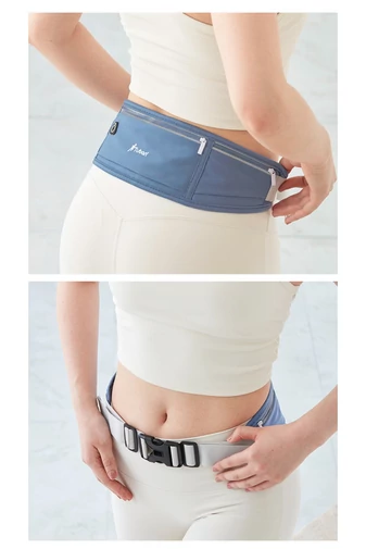 Borsetă Sport Roz Deschis Bandă Reflectorizantă Din Poliester Talie 65–120cm