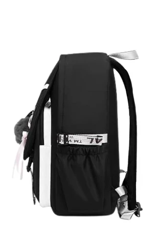 Rucsac Școlar Multifuncțional Spațiu Pentru Laptop 15.6'' Violet Cu Negru 44*31*15cm