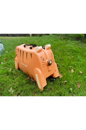 Troler Copii 2în1 Scaun Portabil În Formă De Tigru Din PP 36*55*22.5cm