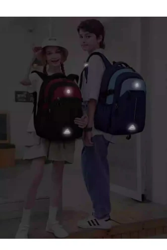 Rucsac Ergonomic Premium Impermeabil Din Țesătură Oxford Rezistent Și Ușor ZUONU Albastru 45*32*18cm