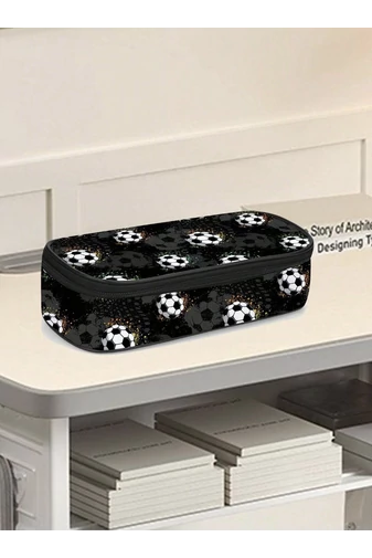 Penar Pentru Băieți Negru Model Mingi De Fotbal Cu Mâner 11.5*24*6cm