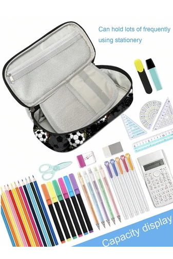 Penar Pentru Băieți Negru Model Mingi De Fotbal Cu Mâner 11.5*24*6cm
