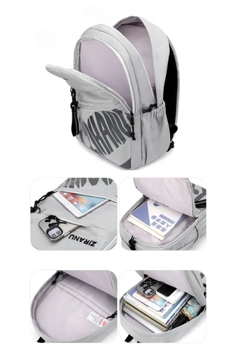 Rucsac Multifuncțional Unisex Cu Spațiu Pentru Laptop 14''  Albastru 47*30*18cm