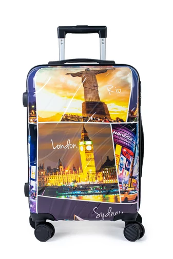 Troler Mare Cu Pereți Tari Din ABS Model Franța 76*46*29cm