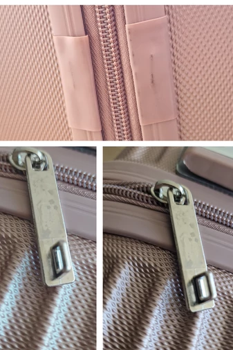 Troler Defect Estetic Wizzair  Bonluo Bagaj de Mână Rosegold Dimensiunea 40*30*20 cm
