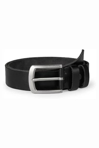 Curea Bărbați Din Piele Naturală Neagra Stil Casual & Elegant 120cm Lungime Ambalat In Cutie