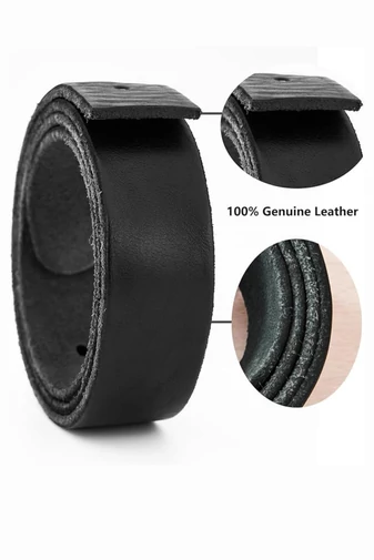 Curea Bărbați Din Piele Naturală Neagra Stil Casual & Elegant 120cm Lungime Ambalat In Cutie