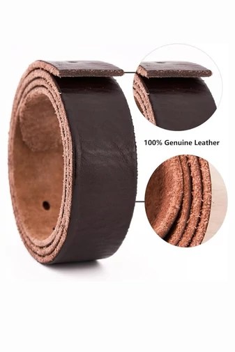 Curea Bărbați Din Piele Naturală Maro Stil Casual &amp; Elegant 130cm Lungime Ambalat In Cutie