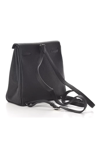 Rucsac Dama Mini Din Piele Naturală Cu Un Design Elegant Bonluo Maro 25*23*10cm