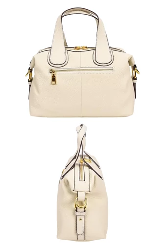 Geantă De Mana Elegantă Multifunctională Din Piele Naturală Bonluo Neagră 22*30*13cm