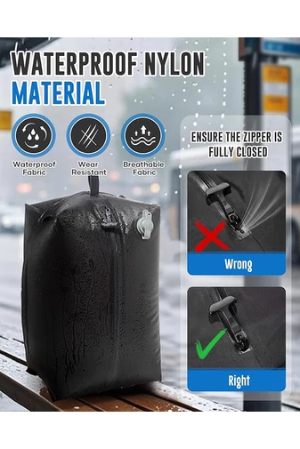 Sac Depozitare Cu Vacuum Și Fermuar Etanș Bonluo Negru Impermeabil 39*29*15cm