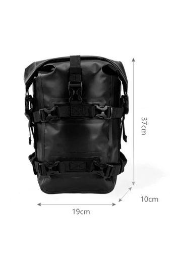 Geantă Bumper Motocicletă Din PVC Calitate Premium Shark Rider Negru 37*19*10cm