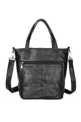 Geanta de Mana 2în1 Crossbody Mini Multifuncțională Din Piele Naturală Albastră 25*23*12cm