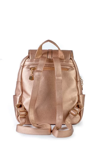 Bonluo Rucsac Damă Negru Din Imitație Piele Accesorizat Cu Cap De Pisicuță (30x25x13cm)