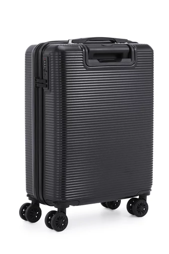 Troler De Cabină Wizzair Negru Bonluo Cu Pereți Tari 55*40*20cm Roți Detașabile