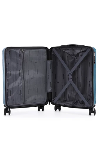 Troler De Cabină Wizzair Negru Bonluo Cu Pereți Tari 55*40*20cm Roți Detașabile