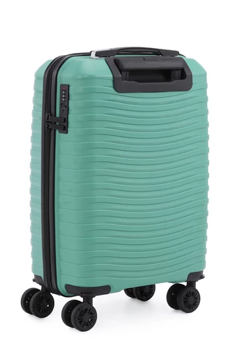 Troler De Cabină Wizzair Negru Bonluo Cu Pereți Tari Polipropilen 55*35*22cm Roți Detașabile