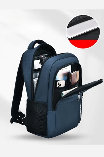 Rucsac Multifuncțional Impermeabil Negru Pentru Școala Ideal Pentru Laptop Cu Port USB 46*32*15cm