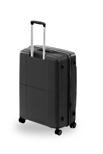 Set Troler Negru Din PP Cu Spațiu Extensibil Și Cifru TSA 
