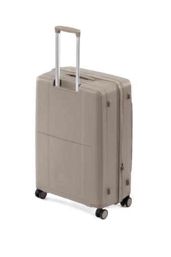 Troler Mediu Culoarea Sampanie Din PP Cu Spațiu Extensibil Și Cifru TSA  64*41*27cm