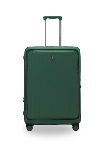 Troler Mare Verde Din PP Cu Spațiu Extensibil Și Cifru TSA  75*48*32cm