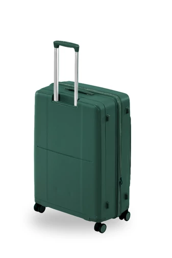 Troler Mare Verde Din PP Cu Spațiu Extensibil Și Cifru TSA  75*48*32cm
