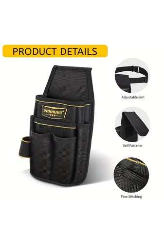 Centura Scule Multifuntionala Neagra Din Tesătură Oxford(23.5*12.5*6cm)