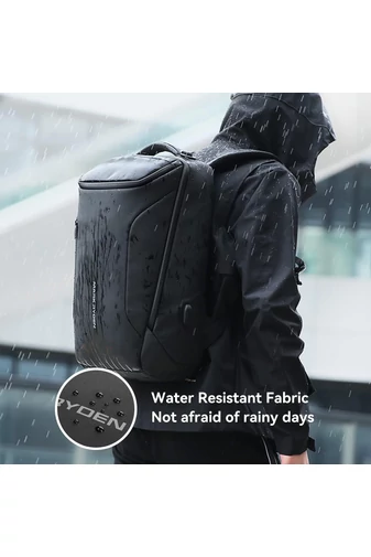 Rucsac Multifuncțional Mark Ryden Negru Pentru Laptop de 17.3 '' Material PU + Oxford, Port USB 45*33*20cm