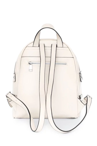 Rucsac Damă Elegant Bej Cu Multiple Compartimente Bonluo 30*27*11 Din PU 