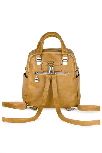 Bonluo Rucsac/ Geanta Crossbody Neagră Din Imitație De Piele Dimensiuni 26*24*12cm