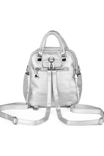 Bonluo Rucsac/ Geanta Crossbody Neagră Din Imitație De Piele Dimensiuni 26*24*12cm