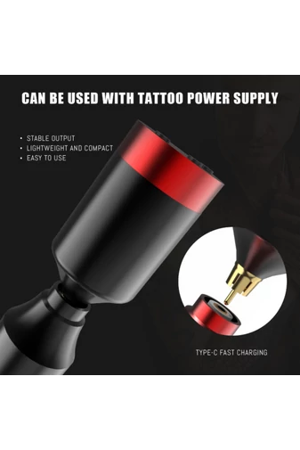 Set Complet Pentru Tatuaje Profesionale Mașină Pen Wireless Cernala Accesorii Si Ace