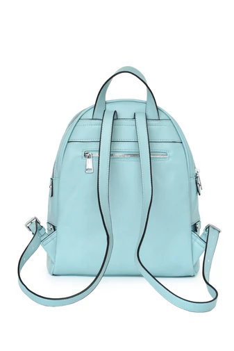 Rucsac Damă Elegant Albastru Cu Multiple Compartimente Bonluo 30*27*11 Din PU