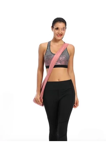 Geantă Pentru Saltea De Yoga Din Material Imitație De Piele Întoarsă Albastru Deschis Sport, Fitness Bonluo 75*15*15cm