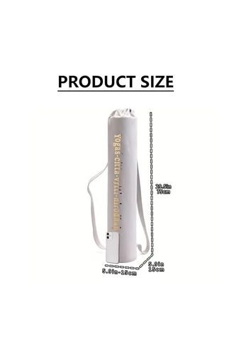 Geantă Pentru Saltea De Yoga Din Material Imitație De Piele Întoarsă Albastru Deschis Sport, Fitness Bonluo 75*15*15cm