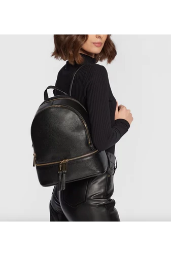 Rucsac Damă Elegant Bej Cu Multiple Compartimente Bonluo 30*27*11 Din PU 