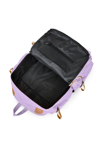 Rucsac Violet Din Pânză Solidă Dimensiune Wizz-air Bonluo 40x30x20cm