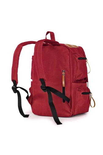 Bonluo Rucsac Vișiniu Din Pânză Solidă Dimensiune Wizz-air (40x30x20cm)